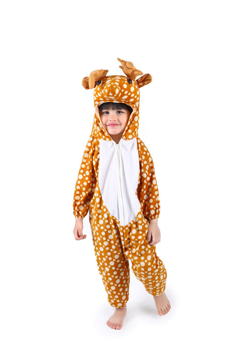 BookMyCostume Deer Reindeer Animal Fancy Dress Costume For Kids